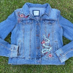 Embroidered Jean Jacket